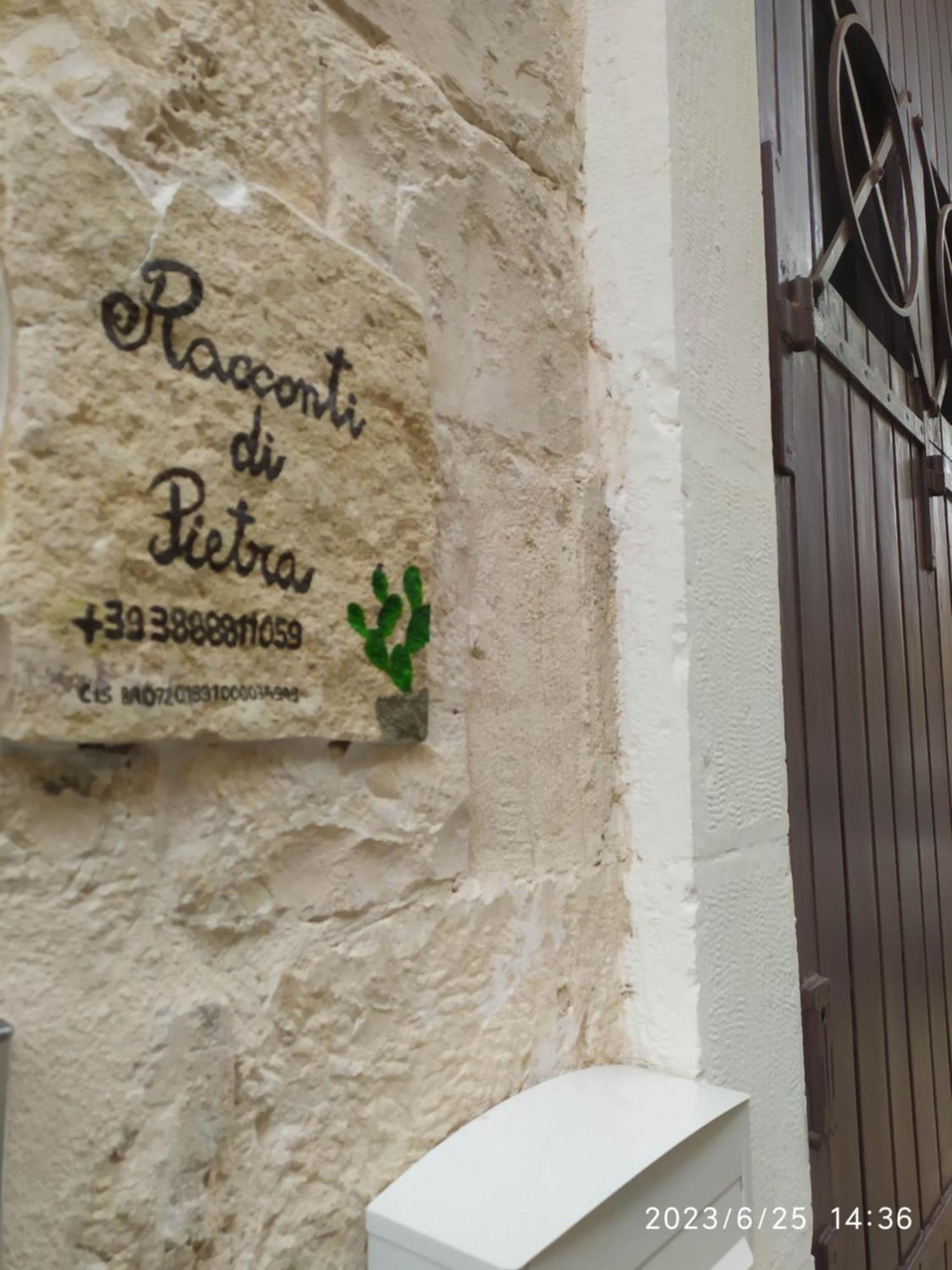 Bed and Breakfast Racconti Di Pietra Conversano Exterior foto